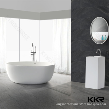 engineered stone classic small bathroom bathtub